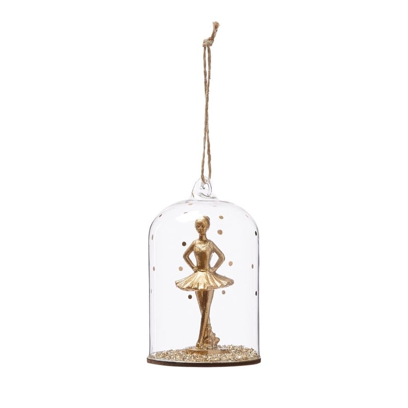 Ballerina Dome Glass Ornament