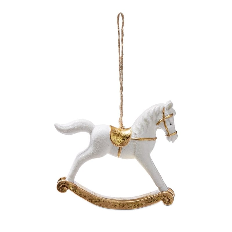 Winter Wonderland Rocking Horse Decoration