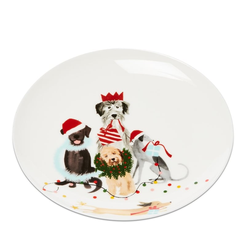 Christmas Dogs Plate 