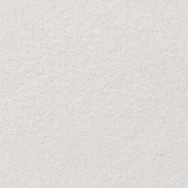 Lurex Off White & Silver Table Runner