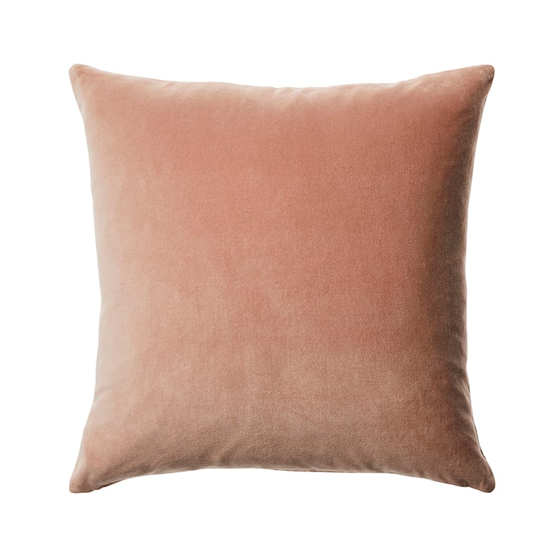Bombay Velvet Cushion Blush 