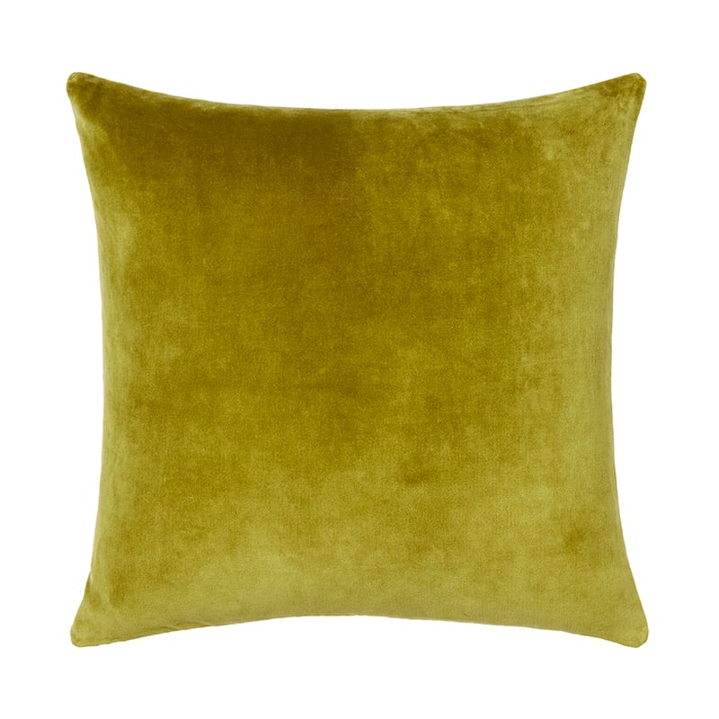 Bombay Velvet Cushion Chartreuse 