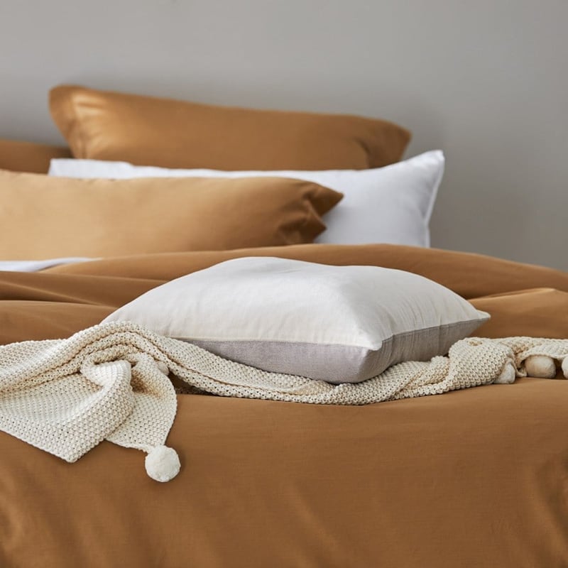 Bombay Ivory Velvet Cushion 