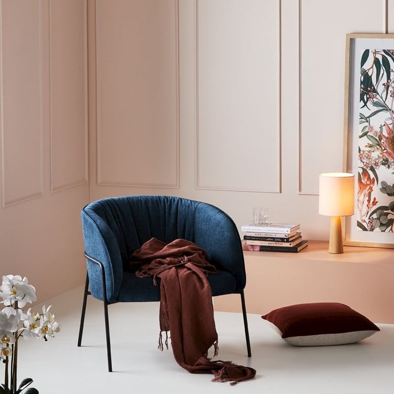 Bombay Velvet Cushion Rust 