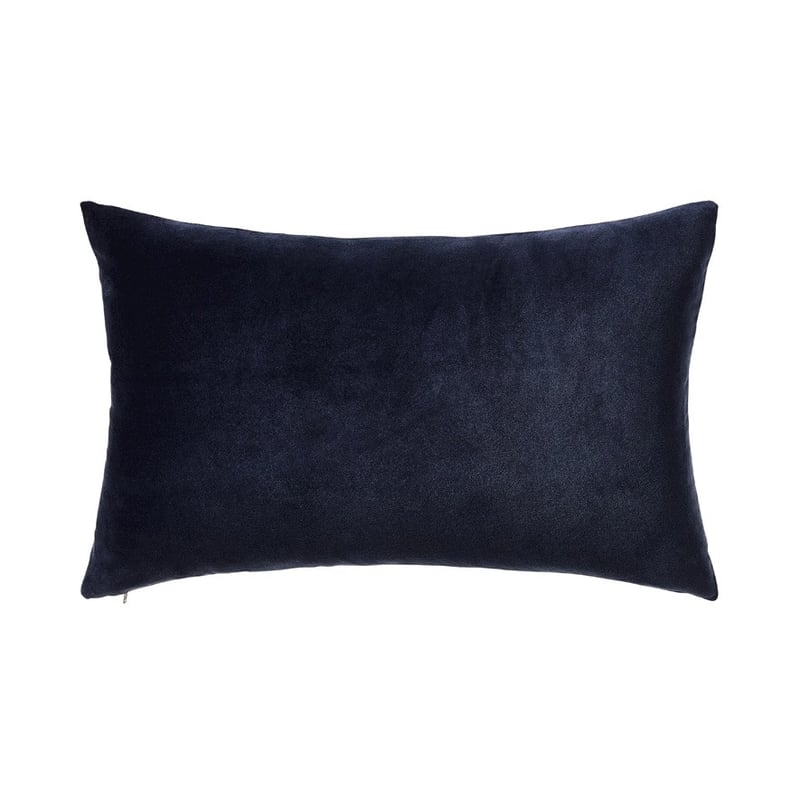 Bombay Navy Long Velvet Cushion 