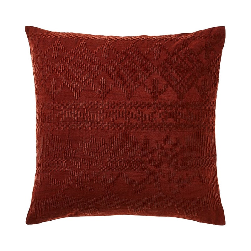 Madaya Deep Rust Linen Cushion 