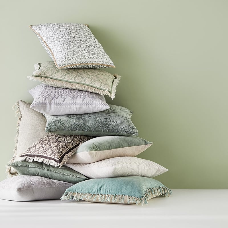 Madaya Silver Linen Cushion 