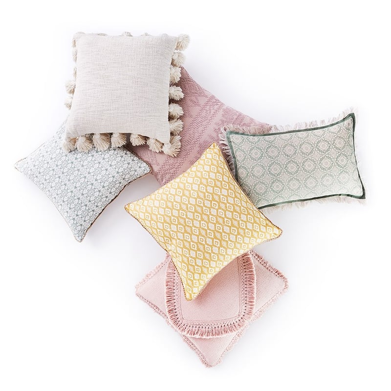 Karuk Mustard Tribal Cushion 