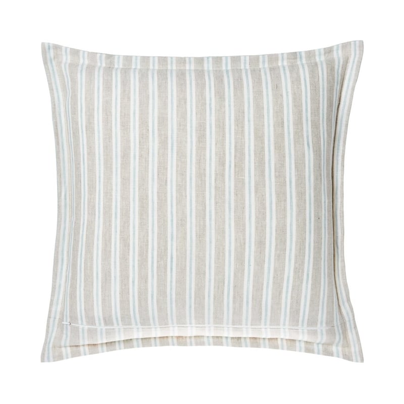Capri Mint Stripe Cushion 