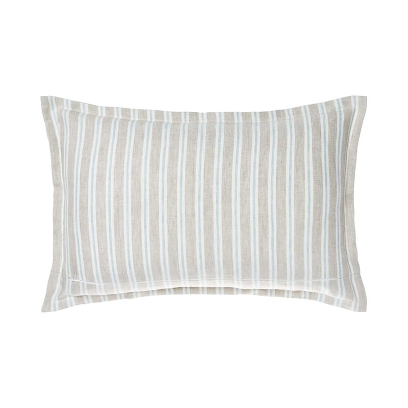 Capri Mint Stripe Long Cushion 