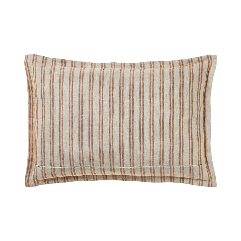 Capri Rust Stripe Long Cushion 