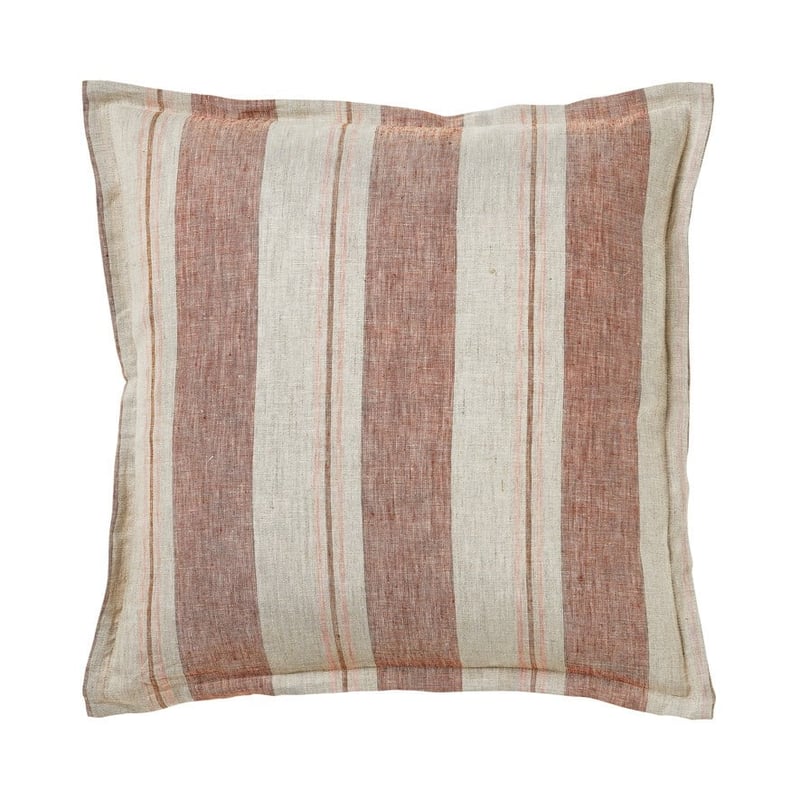 Capri Rust Stripe Cushion 