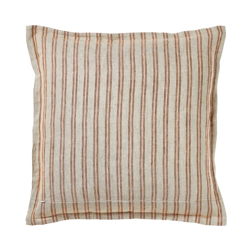 Capri Rust Stripe Cushion 