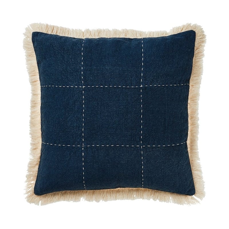 Russo Patchwork Navy Cushion 