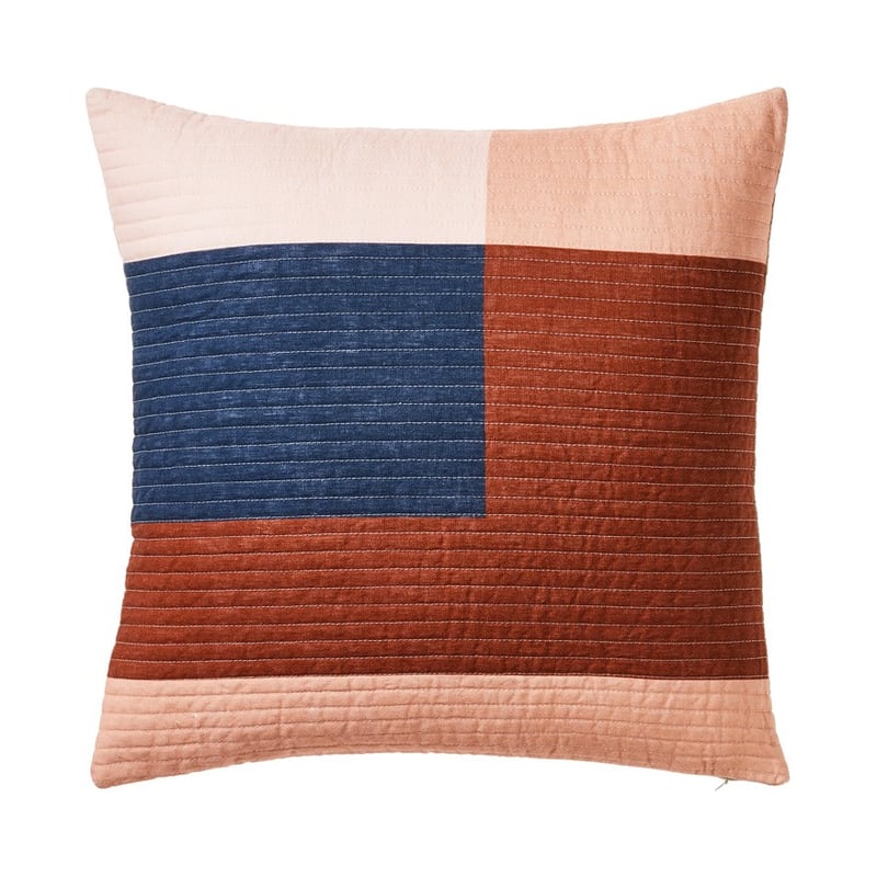 Splice Pink & Brick Cushion 