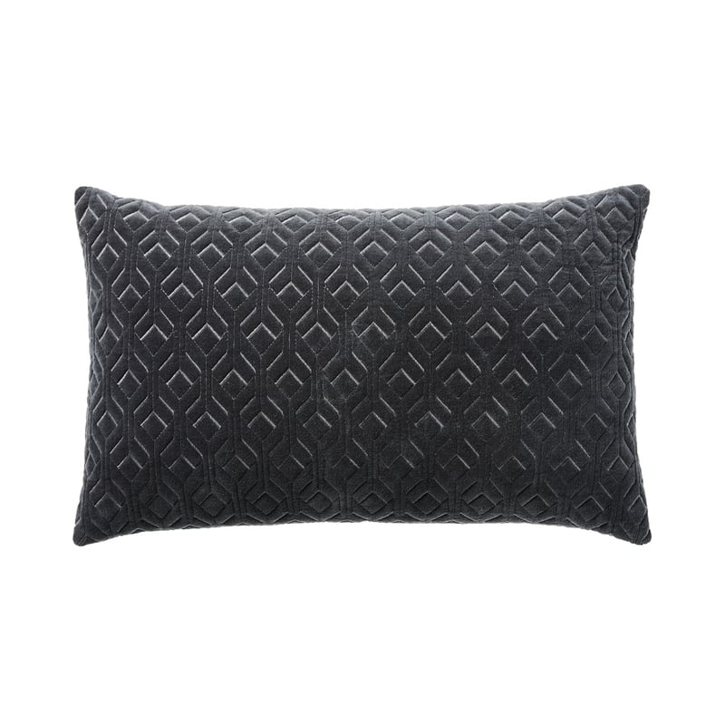 Sacramento Slate Velvet Cushion