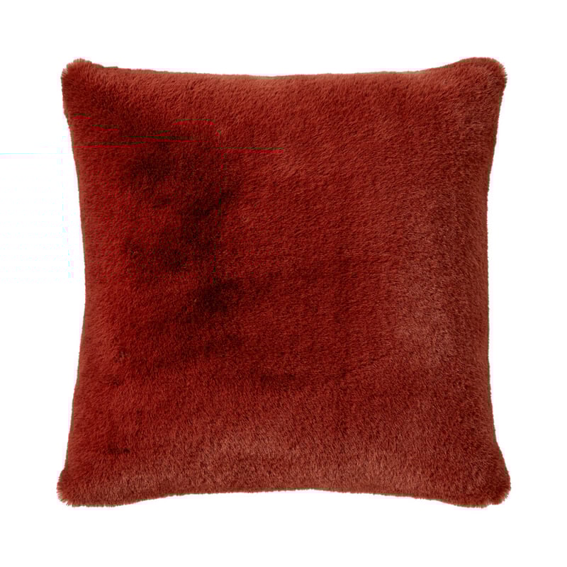 Astoria Rust Fur Cushion