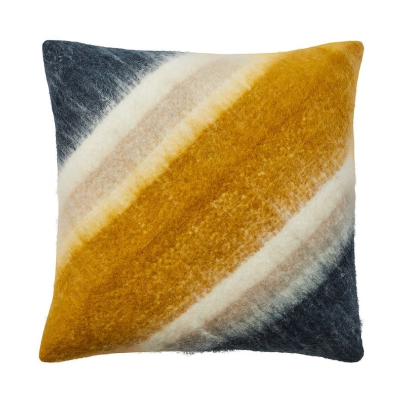 Avery Mustard & Navy Cushion