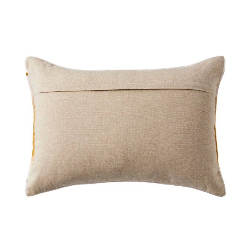 Pasadena Mustard & Pink Cushion 