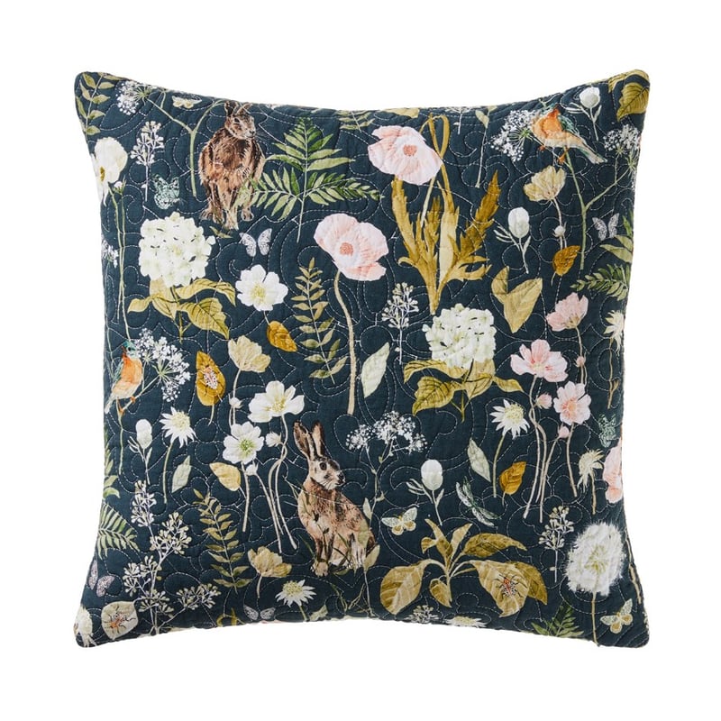 Elk Teal Linen Cushion