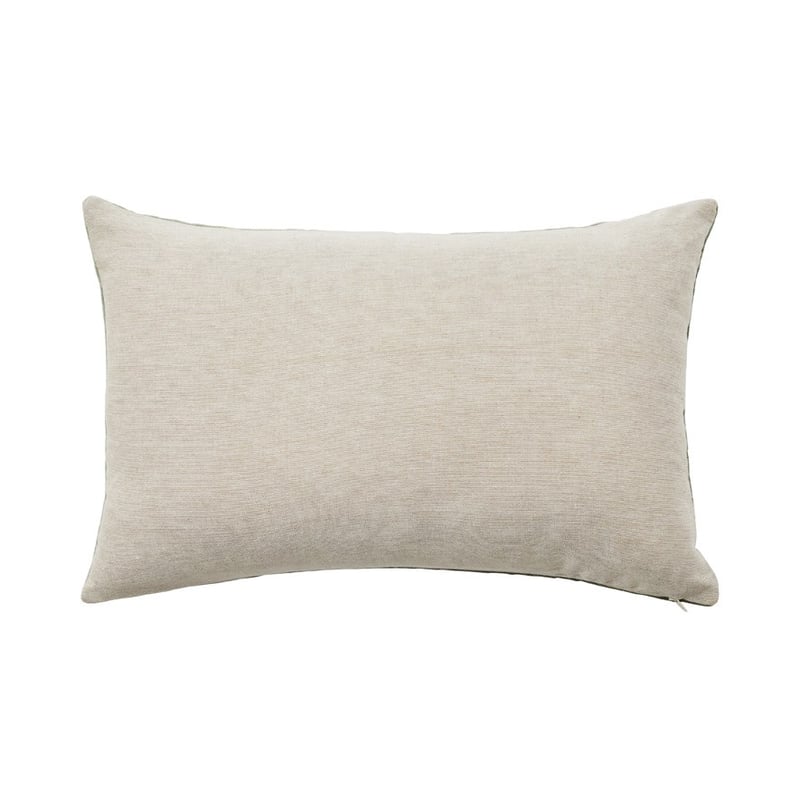 Bombay Quilted Sage Velvet Cushion