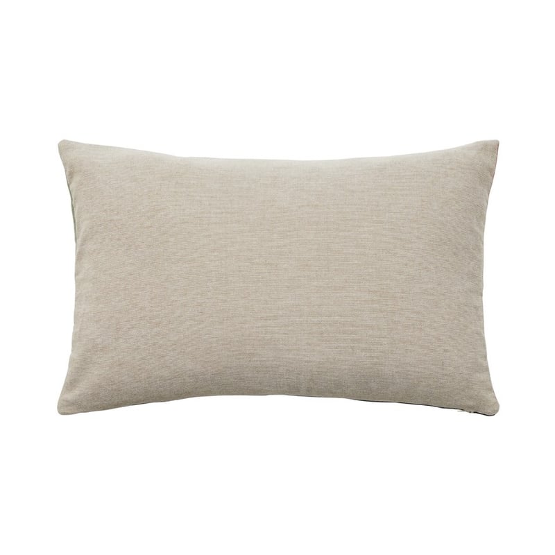 Bombay Splice Misty Pink, Navy &amp; Sage Velvet Cushion