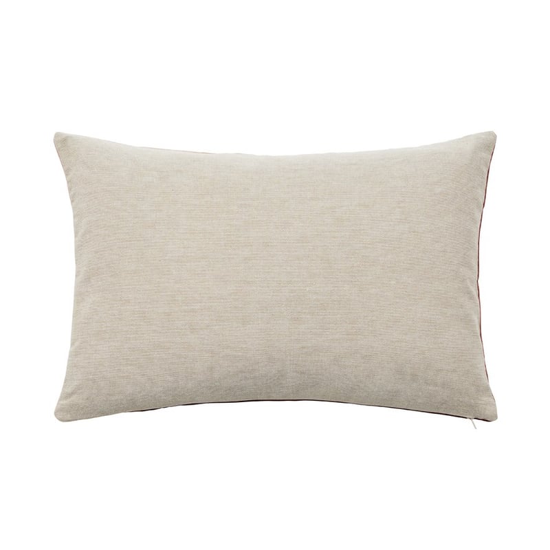 Bombay Splice Rose, Rust & Misty Pink Velvet Cushion