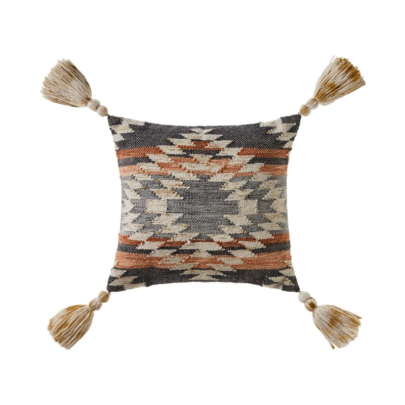 Skagen Grey & Rust Cushion