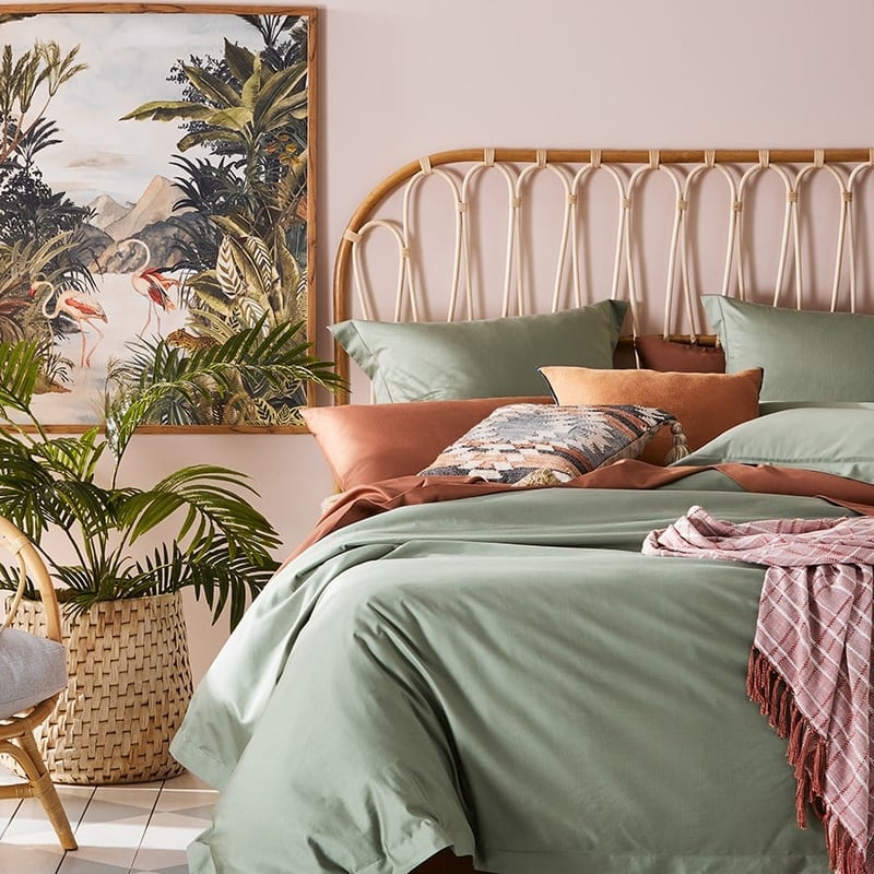 Skagen Grey & Rust Cushion