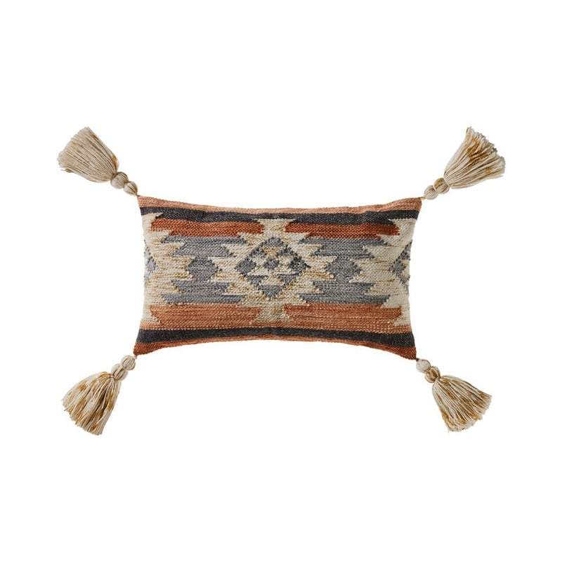 Skagen Grey & Rust Long Cushion 