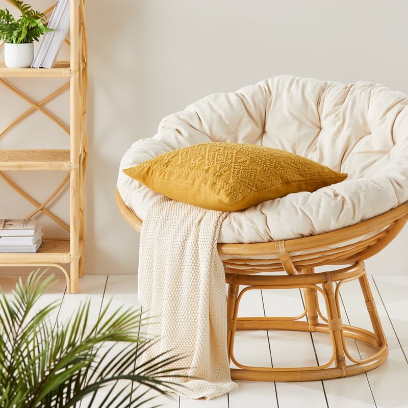 Madaya Mustard Linen Cushion  