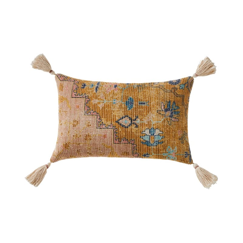 Mala Pink & Mustard Long Cushion  