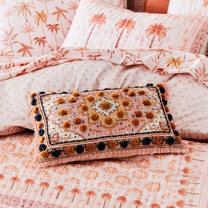 Joplin Earth & Navy Cushion 