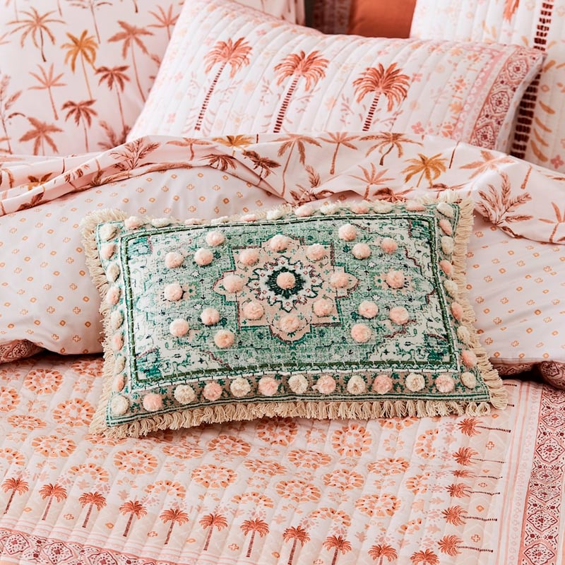 Joplin Natural & Green Cushion 