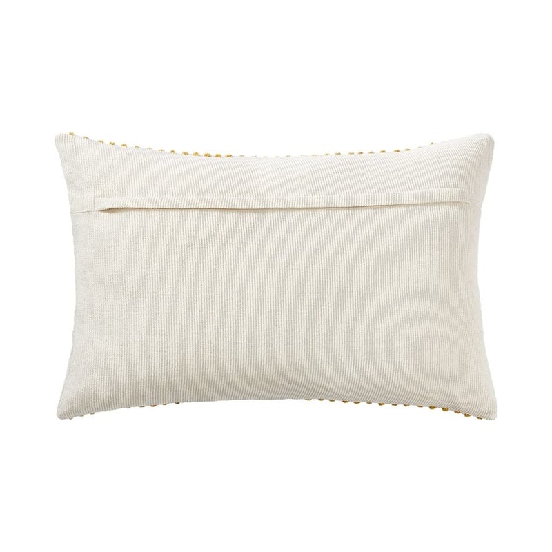 Berkeley Tufted Mustard & Pink Cushion