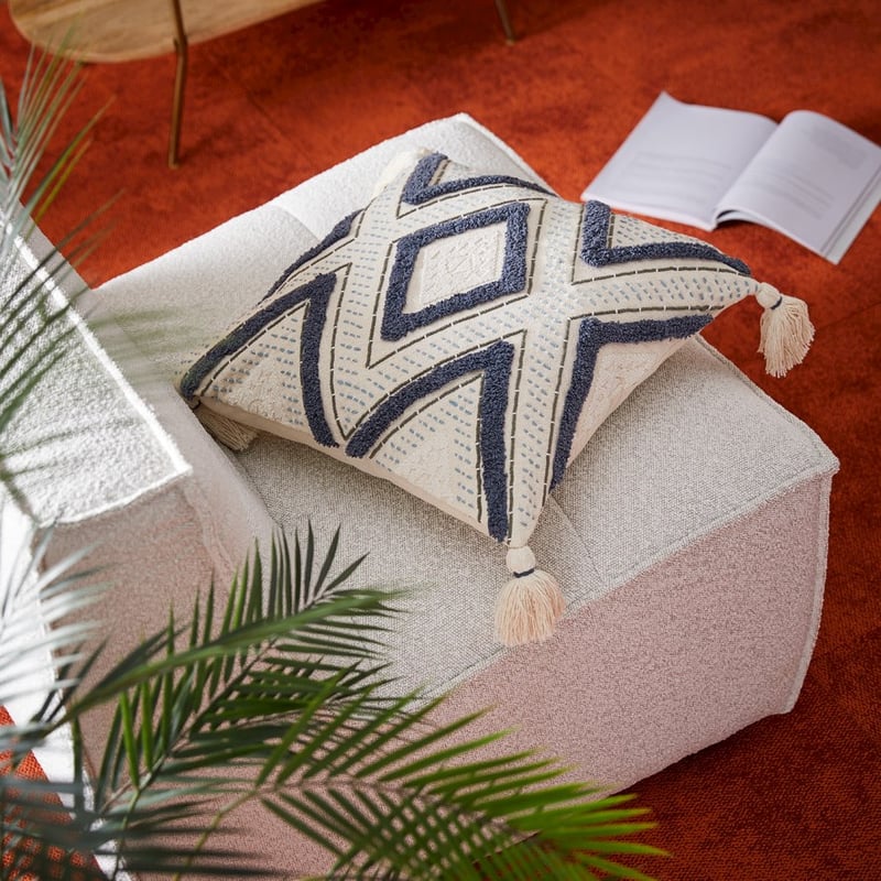 Holbrook Slate & Green Cushion