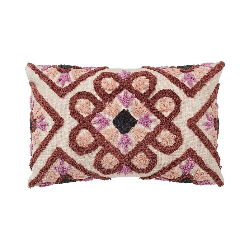Nuria Pink & Brown Cushion