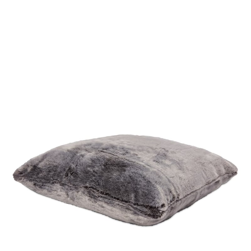 Montana Grey Wolf Fur Floor Cushion