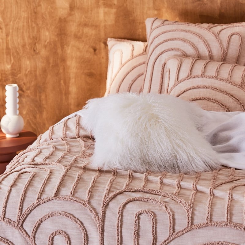 Mongolian Sheepskin Winter White Cushion