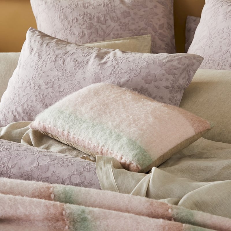 Pasadena Blush & Green Cushion