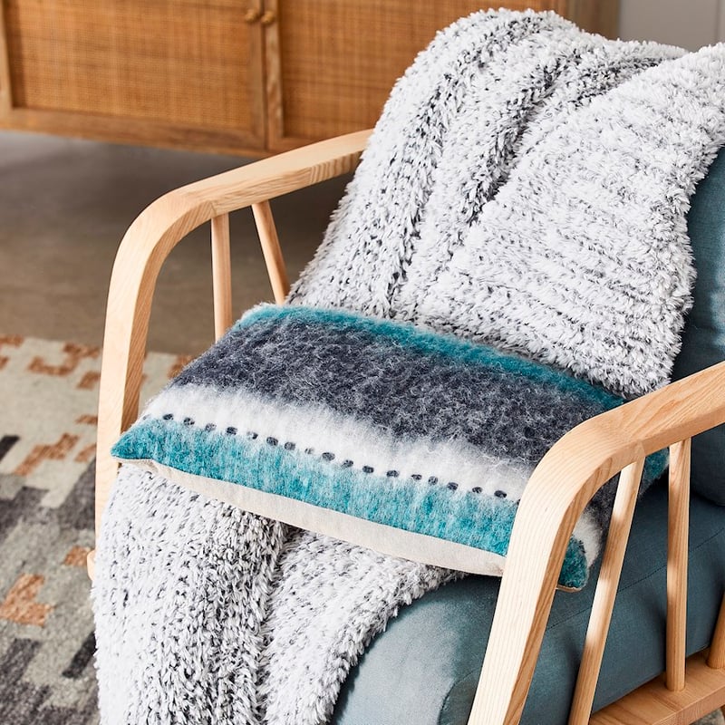 Pasadena Navy & Teal Cushion