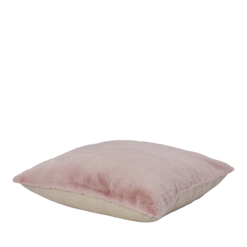 Astoria Dusty Pink Fur Floor Cushion