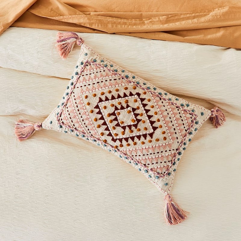 Hazel Pink & Blue Cushion 