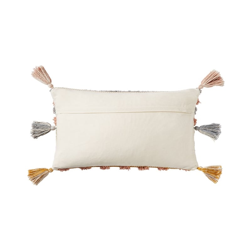 Rossano Mustard, Pink and Grey Cushion