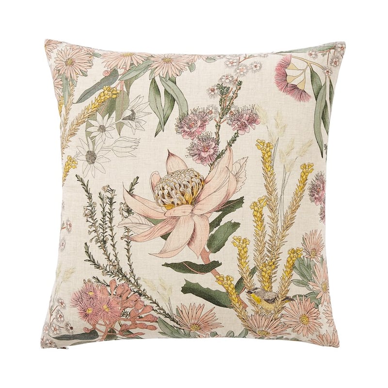 Native Bushland Linen Galah Cushion 
