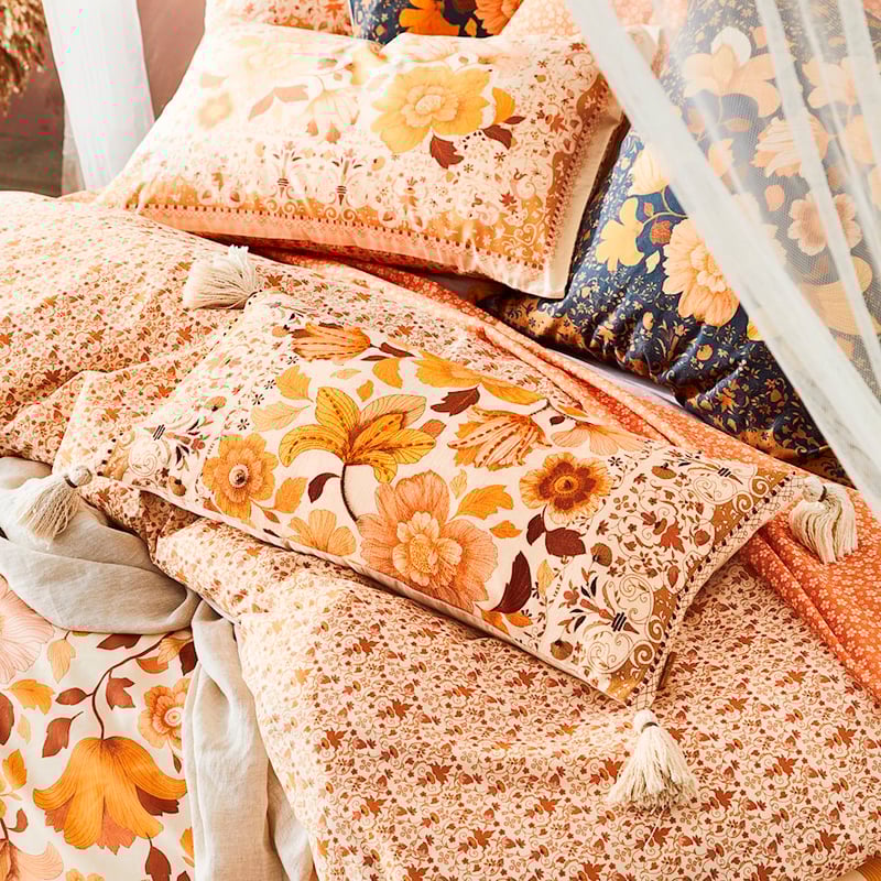 Wandering Folk Dawn Floral Cushion