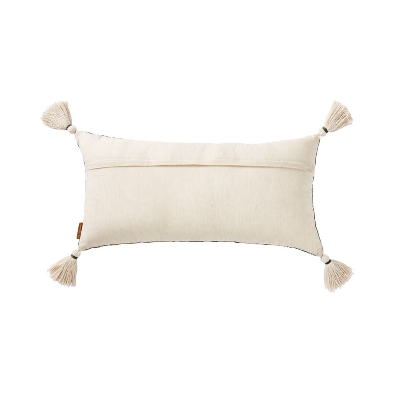 Wandering Folk Emerald Floral Cushion 