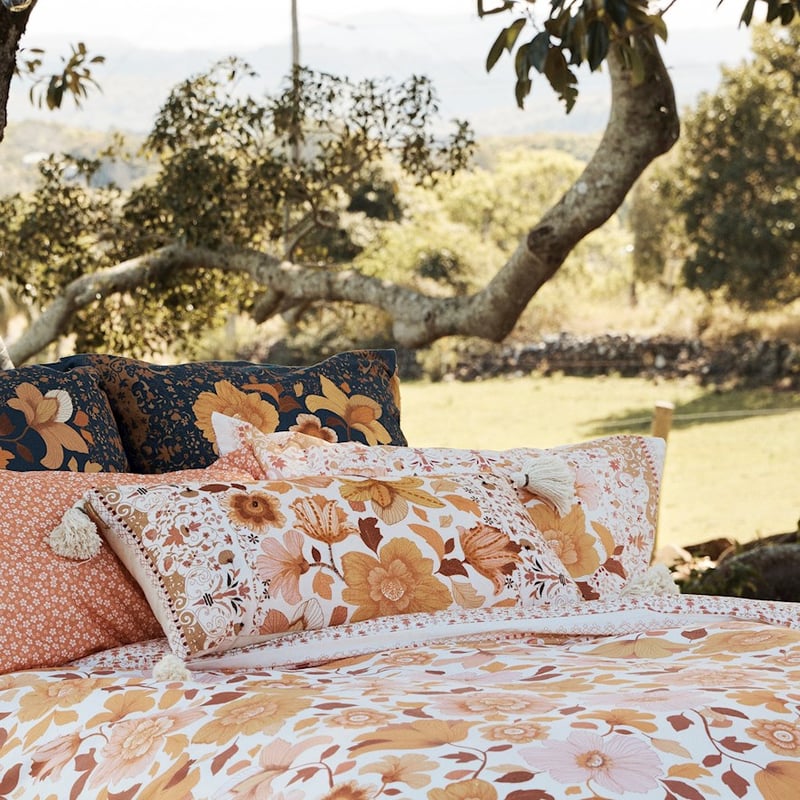 Wandering Folk Dawn Floral Cushion