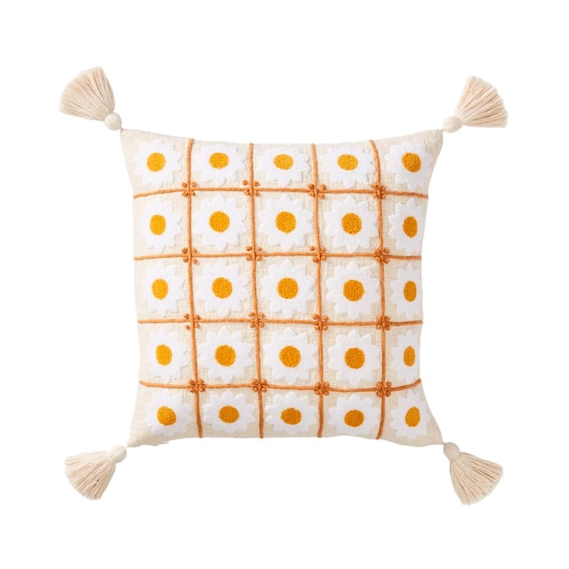 Daisy Natural Tufted Cushion 