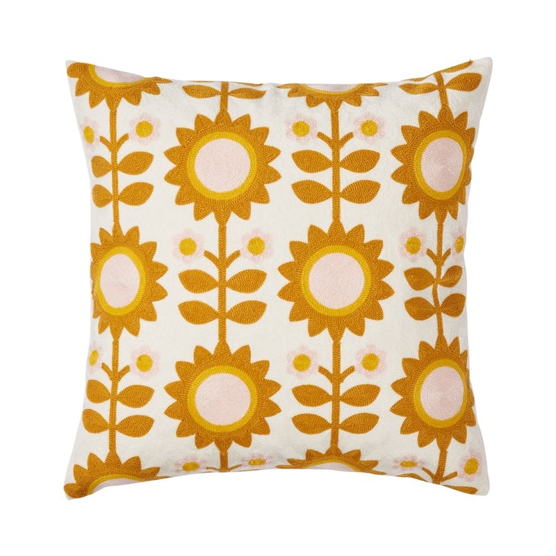 Joni Golden Floral Cushion